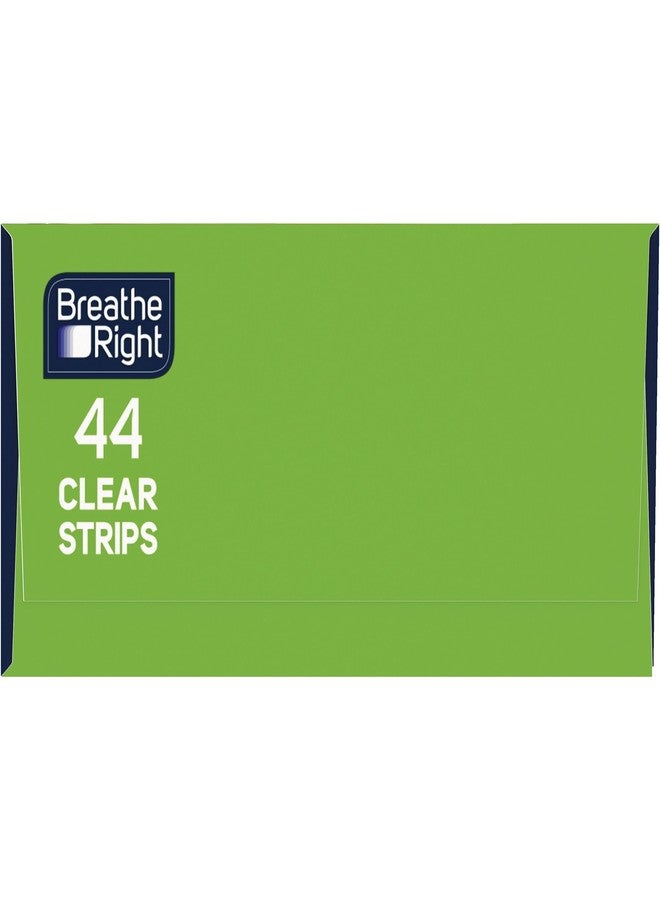 بريث رايت شرائط بريث رايت إكسترا سترينث كلير الأنفية، لتخفيف احتقان الأنف الناتج عن نزلات البرد والحساسية، وتقليل الشخير الأنفي الناتج عن احتقان الأنف، خالية من الأدوية، 44 شريطًا، حجم كبير - Image 3